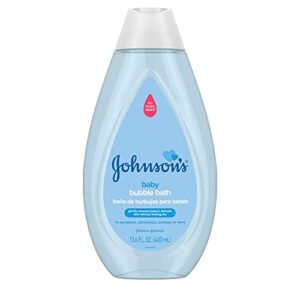 johnson’s baby bubble bath for gentle baby skin care, paraben-free & pediatrician-tested baby bubble bath, hypoallergenic, tear-free, dye-, phthalate- & sulfate-free, 13.6 fl. oz
