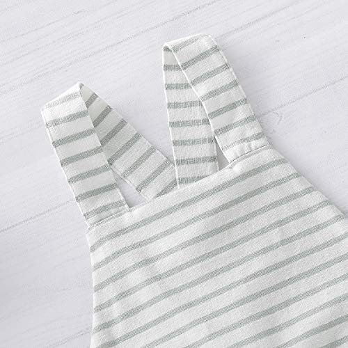 Newborn Boy Clothes White Stripes Boys Overalls One-Piece 12 Month Boy Clothes Simplee Kids