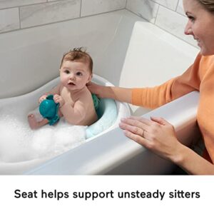 Fisher-Price 4-in-1 Sling 'n Seat Tub – Pacific Pebble, convertible baby to toddler bath tub with support and seat