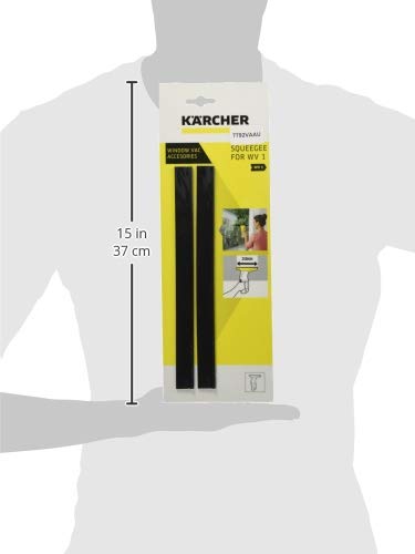 Karcher WV 1 Window Vacuum Replacement Squeegee Blades - 2 Pack