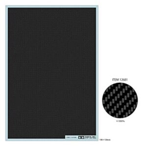 TAMIYA 12681 – 1:6/1:12/1:24 Carbon Decorative Twill / fine, Model Building, Crafts, Hobbies, Gluing, Accessories, Spare Part