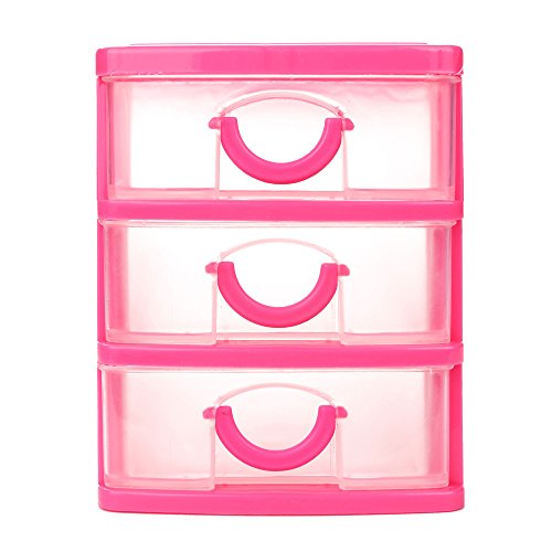 SKFVKAB Objects Desktop Plastic Drawer Sundries Durable Small Mini Case Housekeeping & Organizers Large Storage with Lids