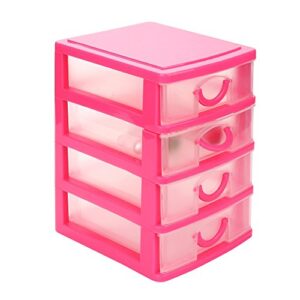 SKFVKAB Objects Desktop Plastic Drawer Sundries Durable Small Mini Case Housekeeping & Organizers Large Storage with Lids