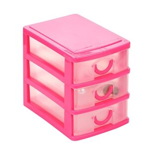 SKFVKAB Objects Desktop Plastic Drawer Sundries Durable Small Mini Case Housekeeping & Organizers Large Storage with Lids