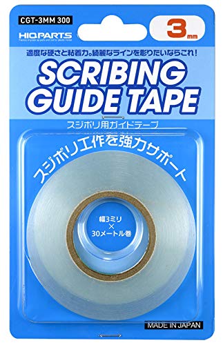 ハイキューパーツ(HiQparts) Guide Tape for Sujibori 0.1 inch (3 mm) (98.4 ft (30 m) Roll)