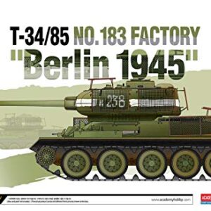 Academy T-34/85 No. 183 Factory "Berlin 1945" Model Kit