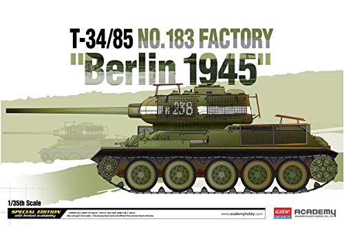 Academy T-34/85 No. 183 Factory "Berlin 1945" Model Kit