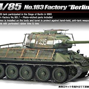 Academy T-34/85 No. 183 Factory "Berlin 1945" Model Kit