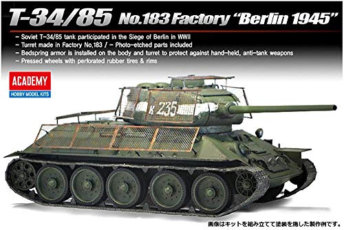 Academy T-34/85 No. 183 Factory "Berlin 1945" Model Kit