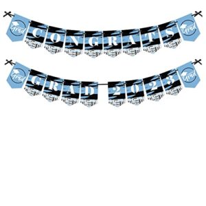 big dot of happiness light blue grad – best is yet to come – light blue graduation party bunting banner – party decorations – congrats grad 2023