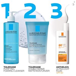 La Roche-Posay Anthelios Light Fluid Face Sunscreen Broad Spectrum SPF 60, Sensitive Skin Sunscreen, Oxybenzone Free, Oil Free, Non-Comedogenic