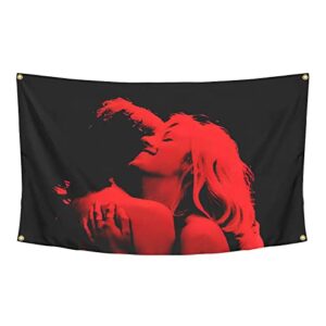 tv girl french exit album cover flag 3×5 feet banner funny poster fine workmanship and bright colors wall flag with brass grommets for college dorm room decor