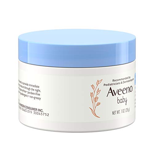 Aveeno Baby Eczema Therapy Nighttime Balm with Colloidal Oatmeal, Travel Size, 1 oz