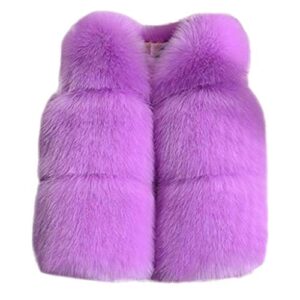 toddler baby girls faux vest winter warm coat jacket cute thick clothes fuzzy coat girls