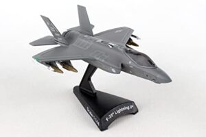 daron postage stamp ps5602 usaf f-35 version a , lightning ii , 1/144 scale diecast model with stand