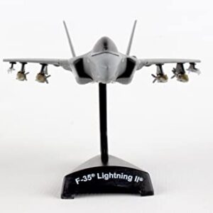 Daron Postage Stamp PS5602 USAF F-35 Version A , Lightning II , 1/144 Scale Diecast Model with Stand