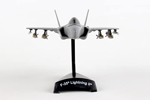 Daron Postage Stamp PS5602 USAF F-35 Version A , Lightning II , 1/144 Scale Diecast Model with Stand