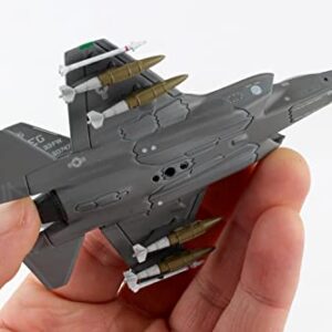 Daron Postage Stamp PS5602 USAF F-35 Version A , Lightning II , 1/144 Scale Diecast Model with Stand