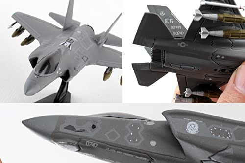 Daron Postage Stamp PS5602 USAF F-35 Version A , Lightning II , 1/144 Scale Diecast Model with Stand