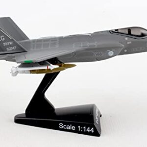 Daron Postage Stamp PS5602 USAF F-35 Version A , Lightning II , 1/144 Scale Diecast Model with Stand