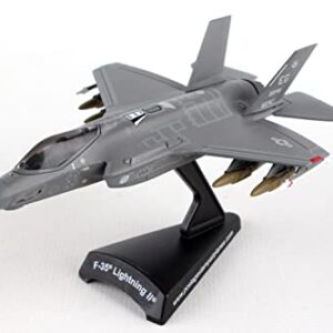 Daron Postage Stamp PS5602 USAF F-35 Version A , Lightning II , 1/144 Scale Diecast Model with Stand