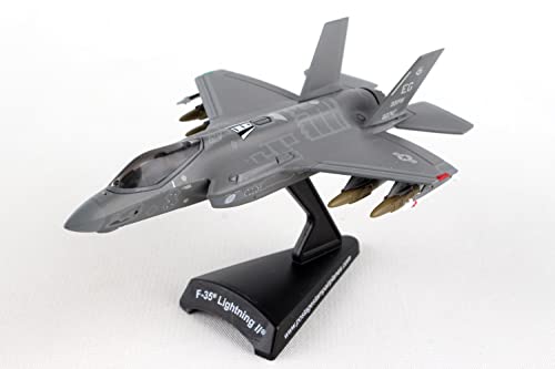 Daron Postage Stamp PS5602 USAF F-35 Version A , Lightning II , 1/144 Scale Diecast Model with Stand