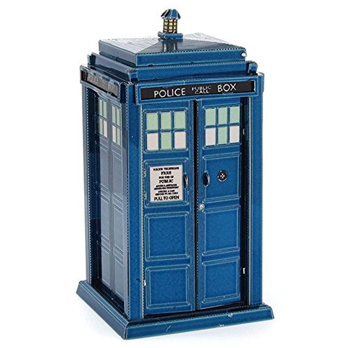 Fascinations Metal Earth Doctor Who Tardis 3D Laser Cut Model - Blue