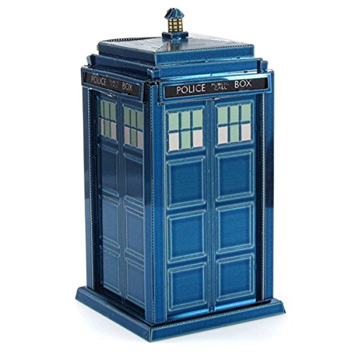 Fascinations Metal Earth Doctor Who Tardis 3D Laser Cut Model - Blue