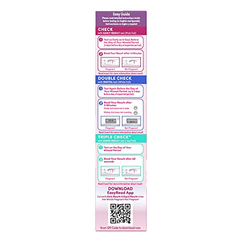 First Response Triple Check Pregnancy Test, 3 Count