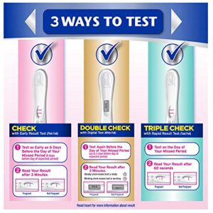 First Response Triple Check Pregnancy Test, 3 Count