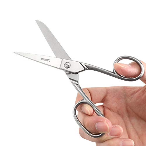 LIVINGO 6'' Professional Forged Fabric Scissors, Precision Tailor Small Scissors Heavy Duty, Sharp Stainless steel Sewing Shears for Crafting Supplies