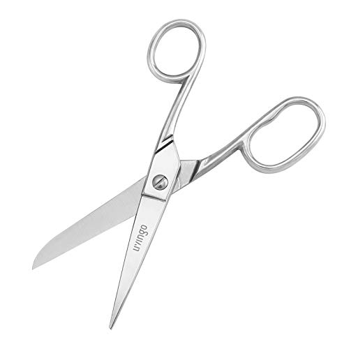 LIVINGO 6'' Professional Forged Fabric Scissors, Precision Tailor Small Scissors Heavy Duty, Sharp Stainless steel Sewing Shears for Crafting Supplies