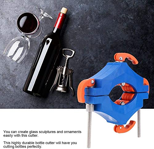 Double Blade Bottle Cutter, Cemented Carbide Wheel Glass Cutting Tool DIY Machine for Cut 2-8mm Thickness of Glass Bottle Glaray 0