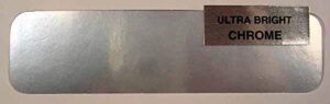 bare metal foil co 007 6×11 thin sheet ultra bright chrome foil