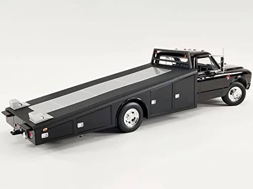 1967 Chevy C-30 Ramp Truck Black Limited Edition to 476 Pieces Worldwide 1/18 Diecast Model Car by Acme A1801710