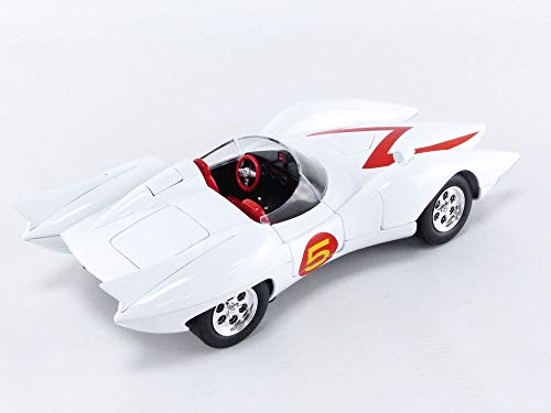 Silver Screen Machines - Speed Racer Mach 5 w/Chim-Chim and Speed Racer Figures (AWSS124)