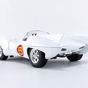 Silver Screen Machines - Speed Racer Mach 5 w/Chim-Chim and Speed Racer Figures (AWSS124)