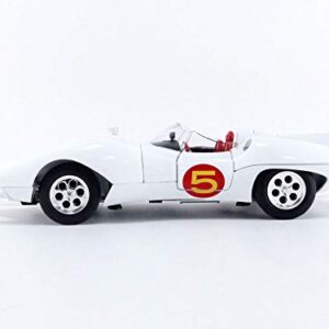 Silver Screen Machines - Speed Racer Mach 5 w/Chim-Chim and Speed Racer Figures (AWSS124)