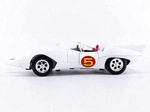 Silver Screen Machines - Speed Racer Mach 5 w/Chim-Chim and Speed Racer Figures (AWSS124)