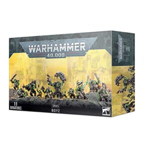 games workshop warhammer 40k – ork boyz (2018), multi-colored, one size, 50-10