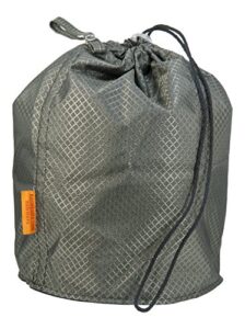 goknit platinum jewel pouch knitting project bag with loop & drawstring (medium)