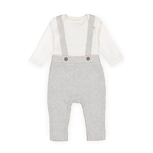 hope & henry layette baby long sleeve rib knit bodysuit and sweater overall 2-piece set
