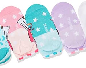 L.O.L. Surprise! girls Lol Surprise! 5 Pack No Show Socks, Assorted Pastel, Fits Sock Size 6-8.5 fits Shoe Size 7.5-3.5 US