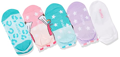 L.O.L. Surprise! girls Lol Surprise! 5 Pack No Show Socks, Assorted Pastel, Fits Sock Size 6-8.5 fits Shoe Size 7.5-3.5 US