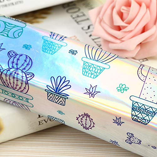 4 Pack Cactus Pencil Case, Pen Bag Canvas Cactus Pencil Pen Cosmetic Makeup Bag