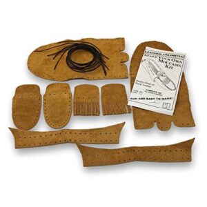 Make Your own Moccasins - DIY Leather Moccasin Craft Project - Handmade Moccasins Kit (M3/W5