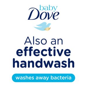 Baby Dove Baby Wash and Shampoo Baby Bath Products for Baby's Delicate Skin Rich Moisture Washes Away Bacteria, Tear-Free and Hypoallergenic, 13 Fl Oz (Pack of 3)