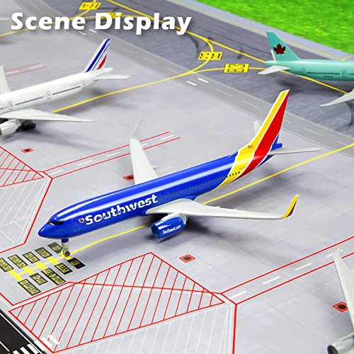 Lose Fun Park 1/300 Scale Model Plane Diecast Airplanes American Southwest Airlines Boeing 737 Model Airplane for Collections & Gifts