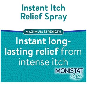MONISTAT Care Maximum Strength Instant Itch Relief Spray, 2 oz