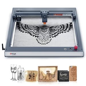 ortur laser master 3 laser engraver, 10w higher accuracy laser cutter, 20000mm/min engraving speed and app control laser engraver for wood and metal, 15.75″x15.75″ (the top-of-the-range version)
